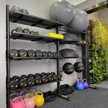 Gym Equipment Storage Fitness Equipment Organizer Adjustable Workout Storage Equipment Storage Solution XM009 Joinfit Sample best